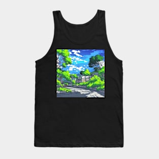 Anime Style Landscape Tank Top